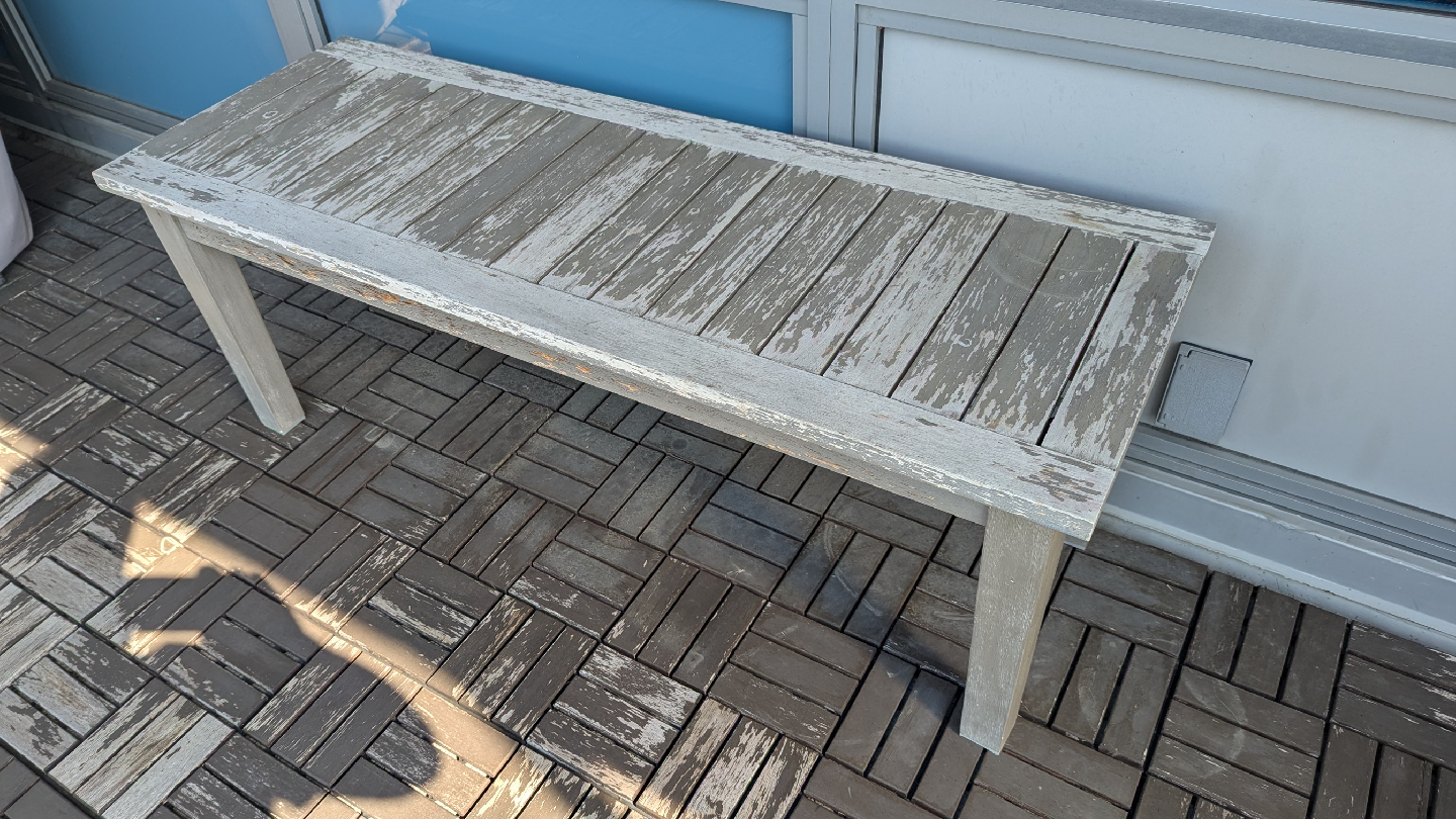 Pottery Barn Wood Bench