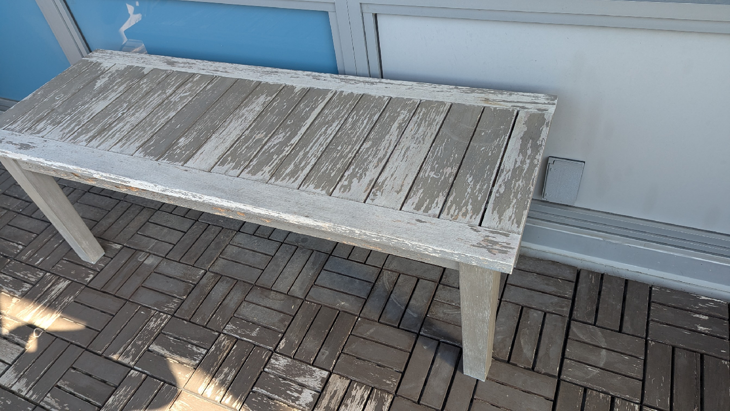 Pottery Barn Wood Bench - photo 2