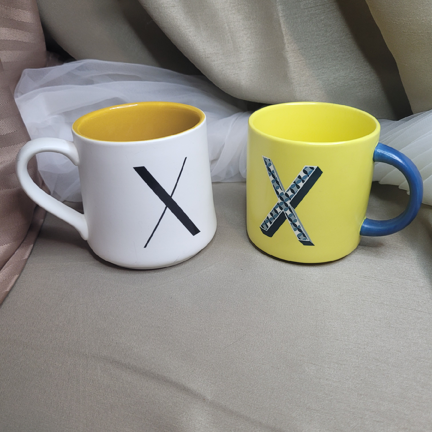 2 Ceramic Indigo X Mugs - photo 2