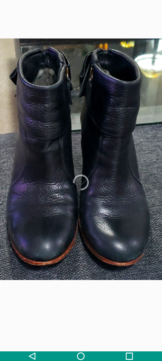 Kate Spade Black Leather Ankle Boots, Size 8 - photo 3