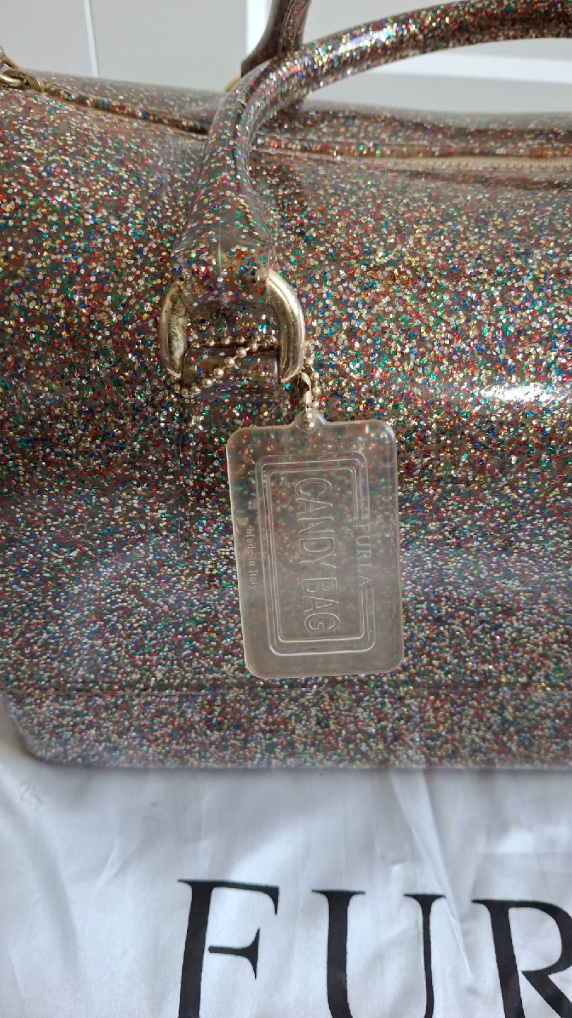 Furla Candy Bag Glitter Dome Satchel image indicator(2)