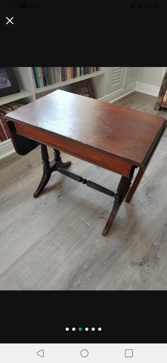 Antique Drop Leaf Table image indicator(3)