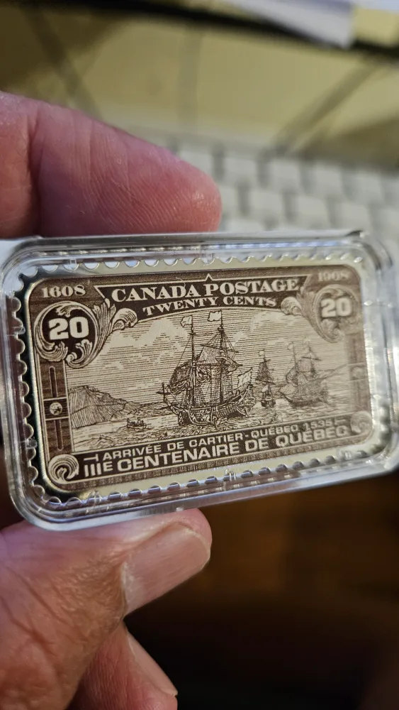 2019 Canada $20 Fine Silver Coin Historical Stamps image indicator(2)