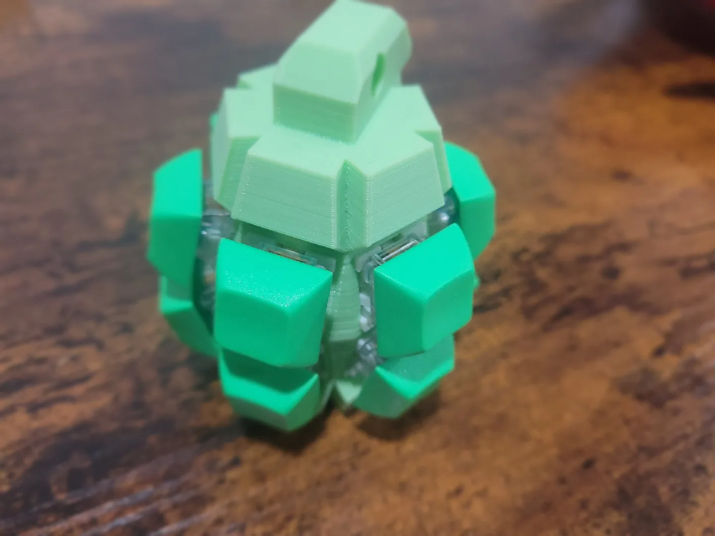 3D Printed Green Keyboard Switch Fidget Toy image indicator(2)