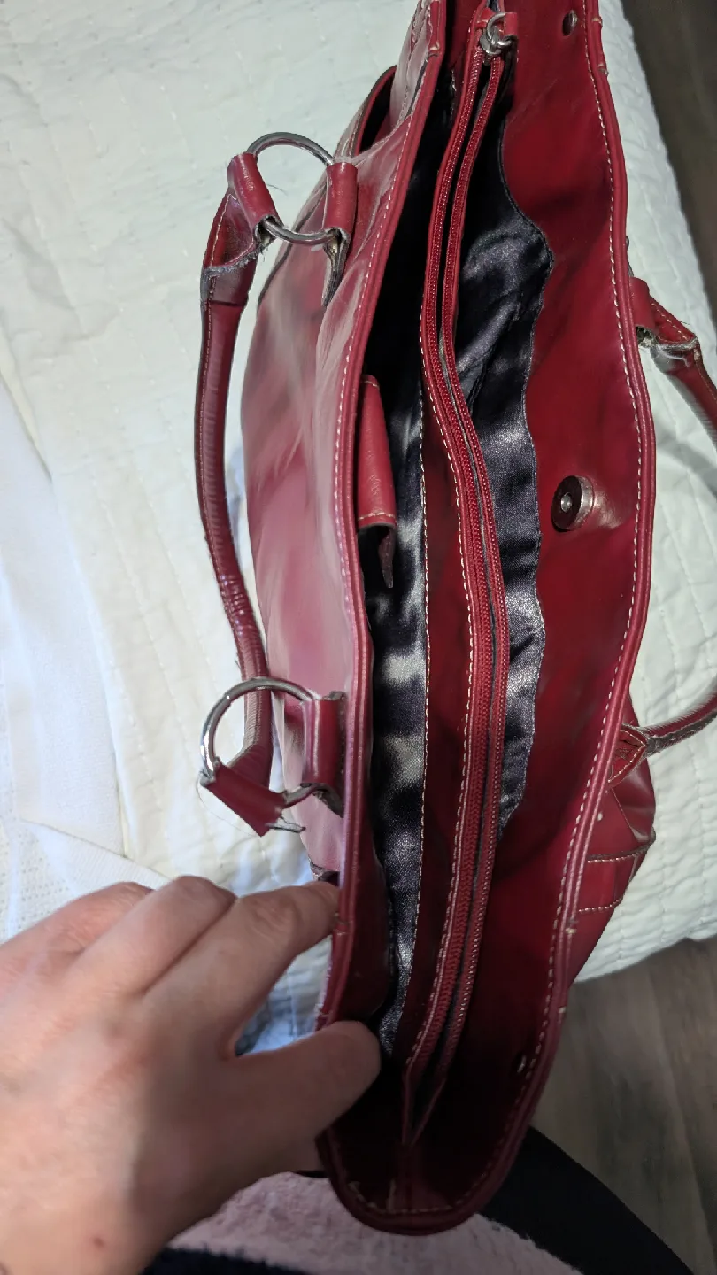 Burgundy / Red Tote Bag image indicator(4)