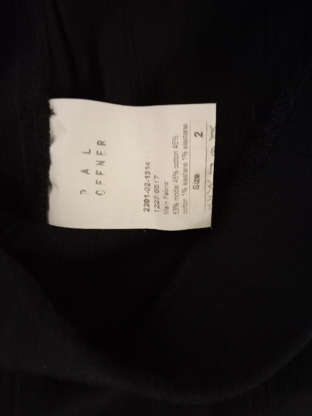 PÅL OFFNER Black Pants - Size 2 - photo 3
