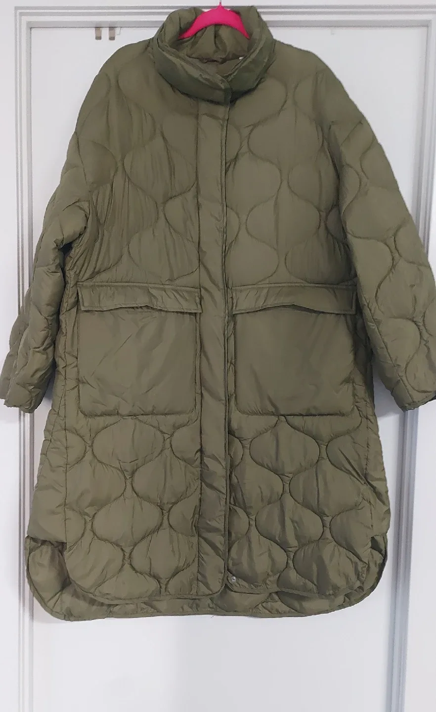 JJXX Olive Green Puffer Coat thumbnail