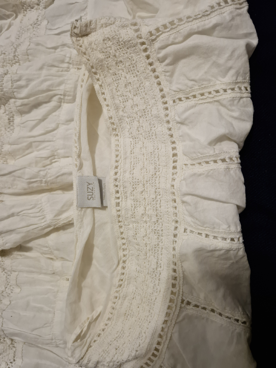 Suzy Shier White Skirt Size 7/8 - photo 3