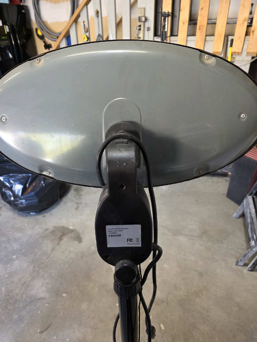 Quartz Patio Heater HCH-1500DI - photo 5