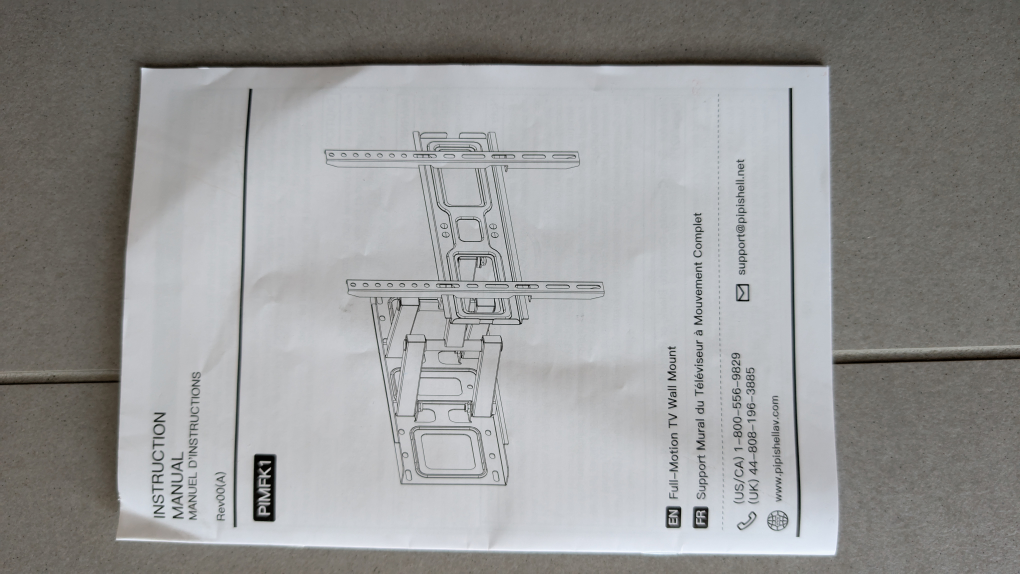 Full-Motion TV Wall Mount - photo 3