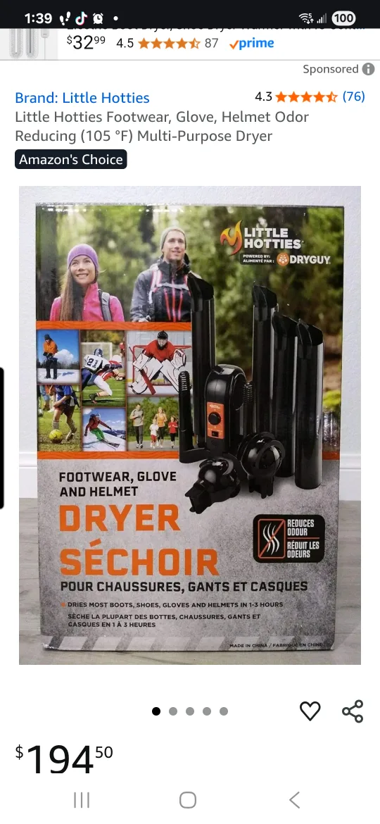 Little Hotties Footwear, Glove, Helmet Dryer image indicator(5)