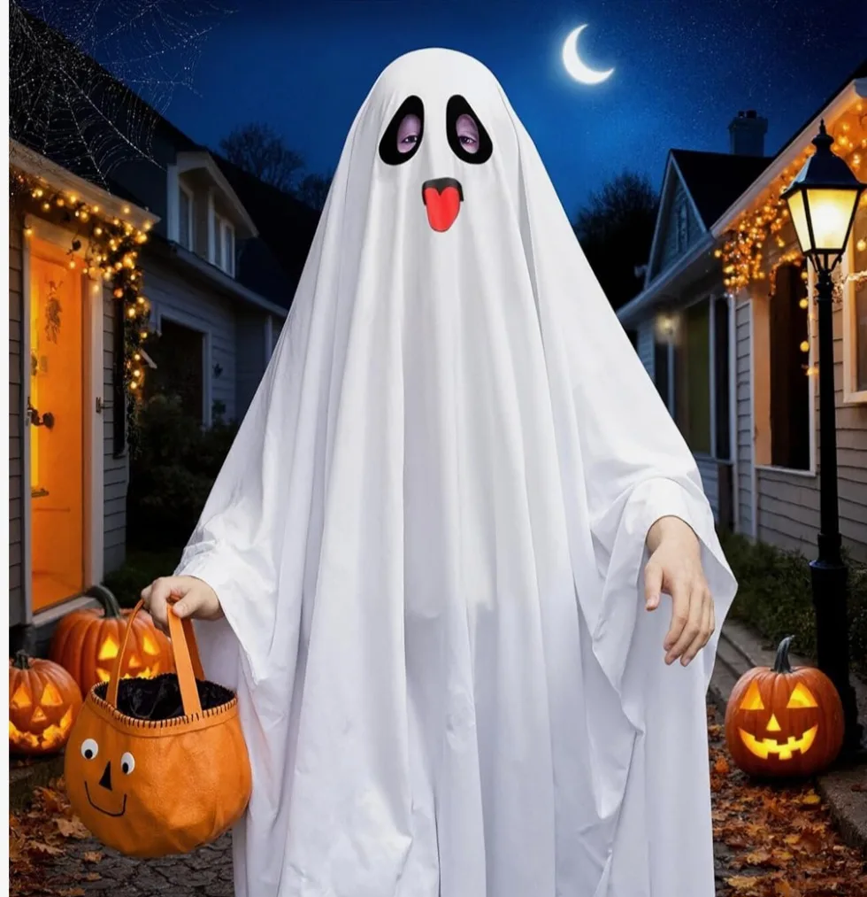 Ghost Cute Costume - White, Size S image indicator(3)