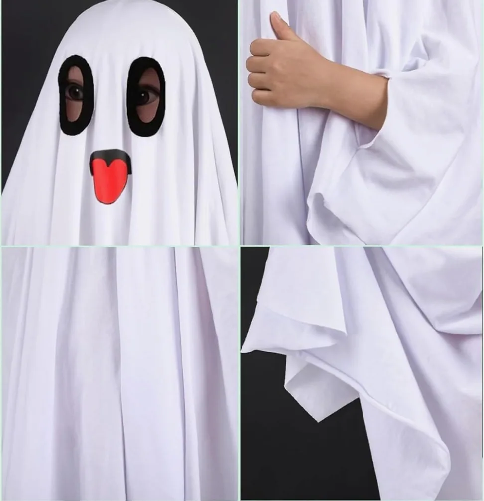 Ghost Cute Costume - White, Size S image indicator(4)
