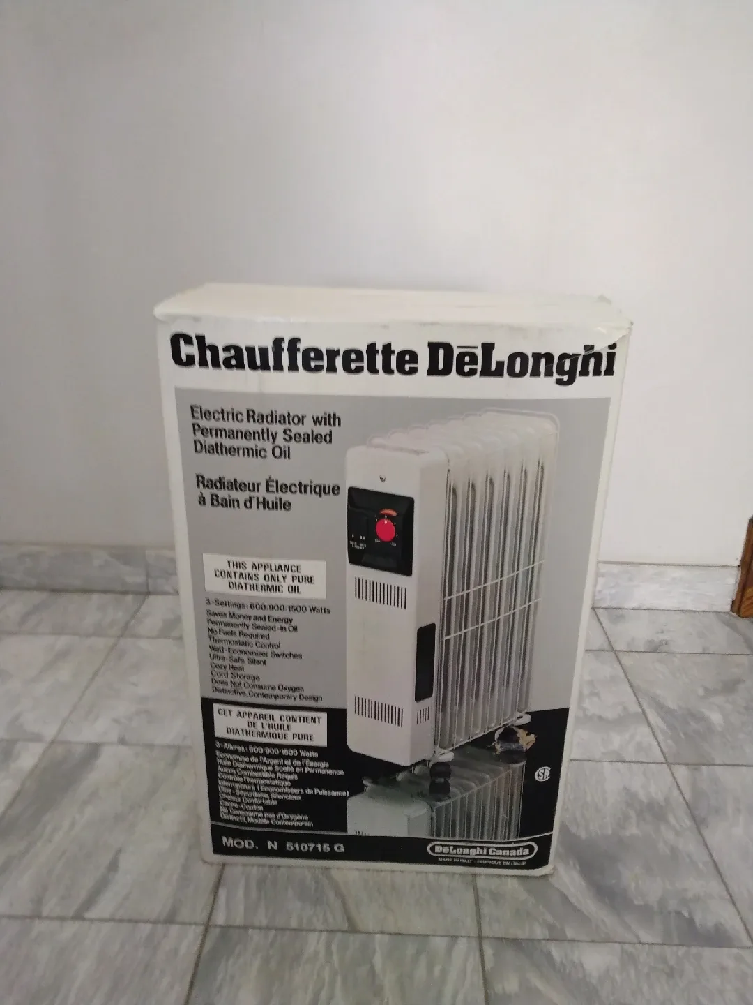 DeLonghi Electric Radiator Heater image indicator(2)