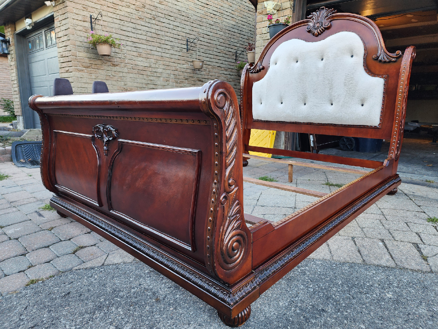 Queen bed frame