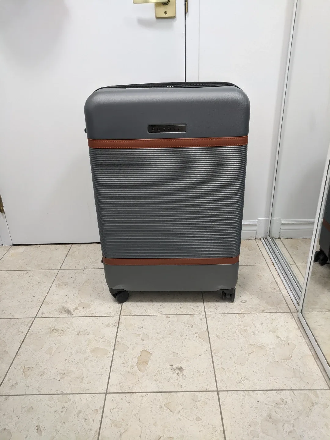 Bugatti Grey Hardside  Suitcase thumbnail