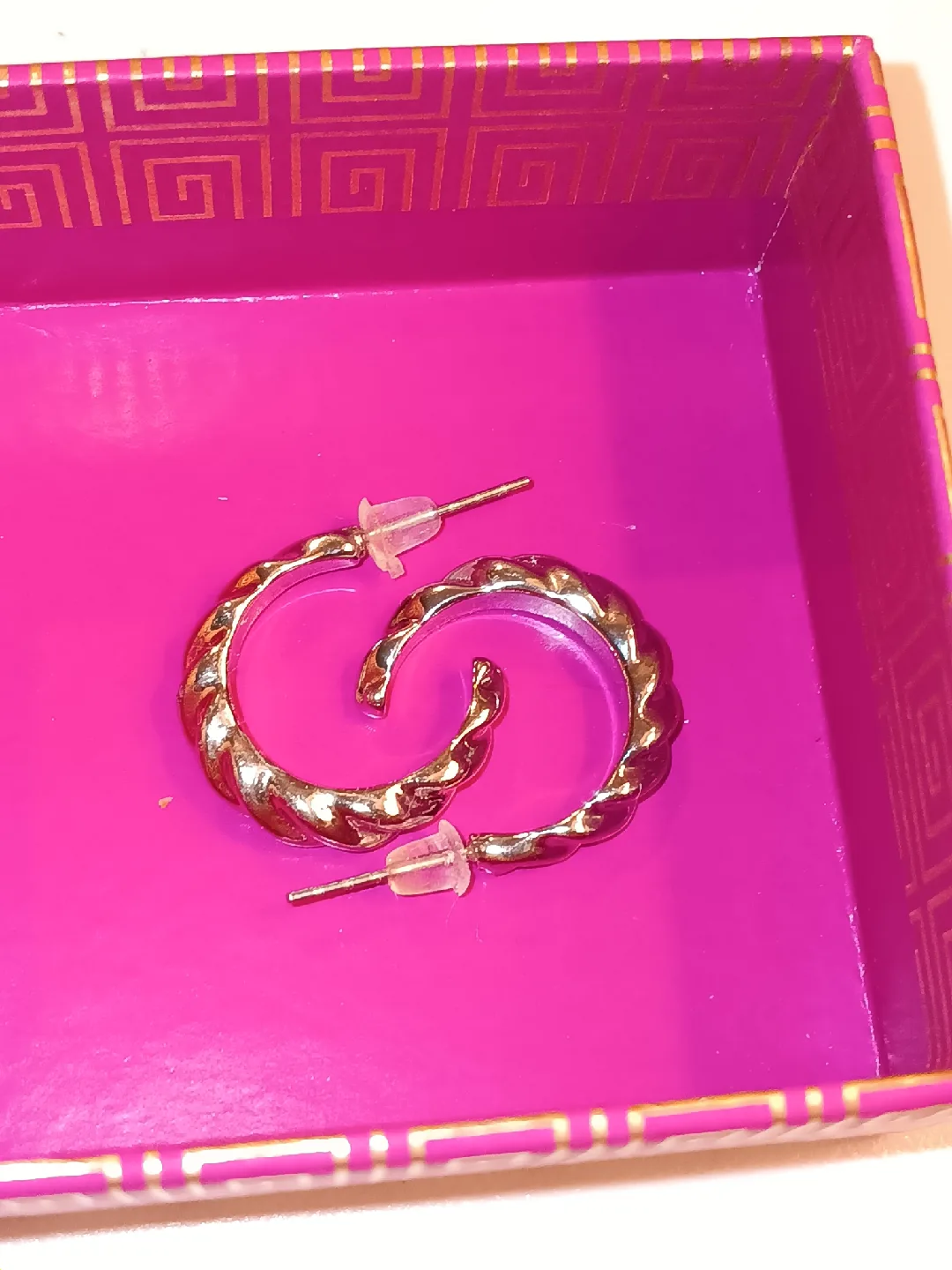 Twisted Hoop Earrings thumbnail