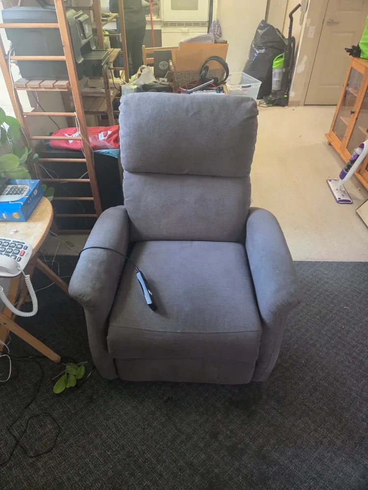 Grey Recliner / Motorized Lift Chair image indicator(2)