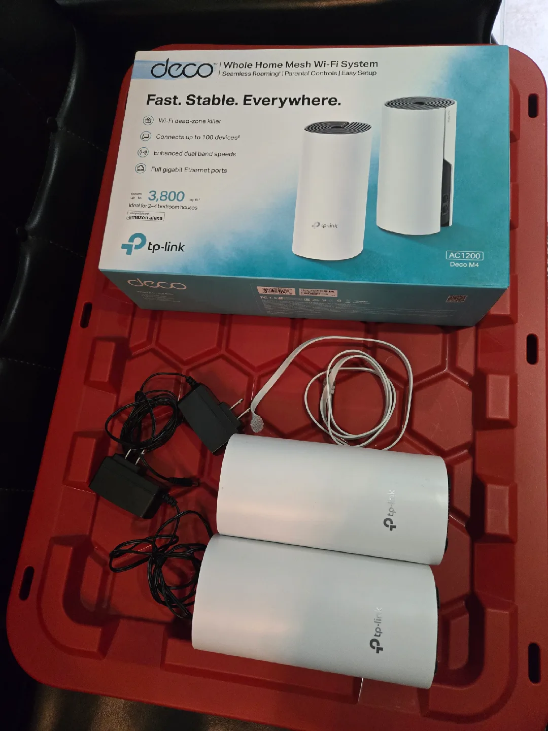 TP-Link Deco M4 Whole Home Mesh WiFi System thumbnail
