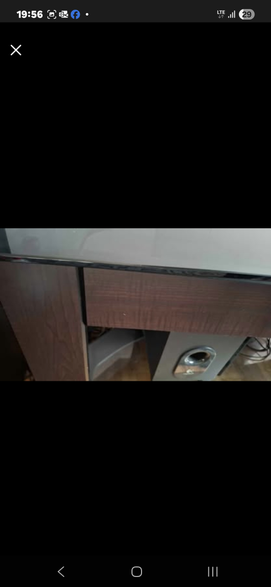 Glass Top TV Stand - photo 4