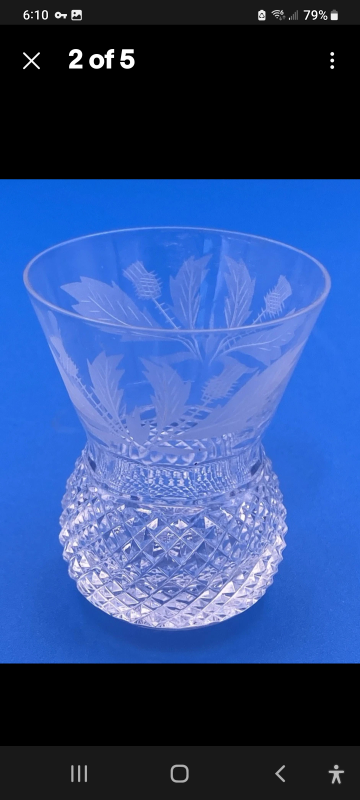 Crystal Thistle Shot Glasses - photo 2