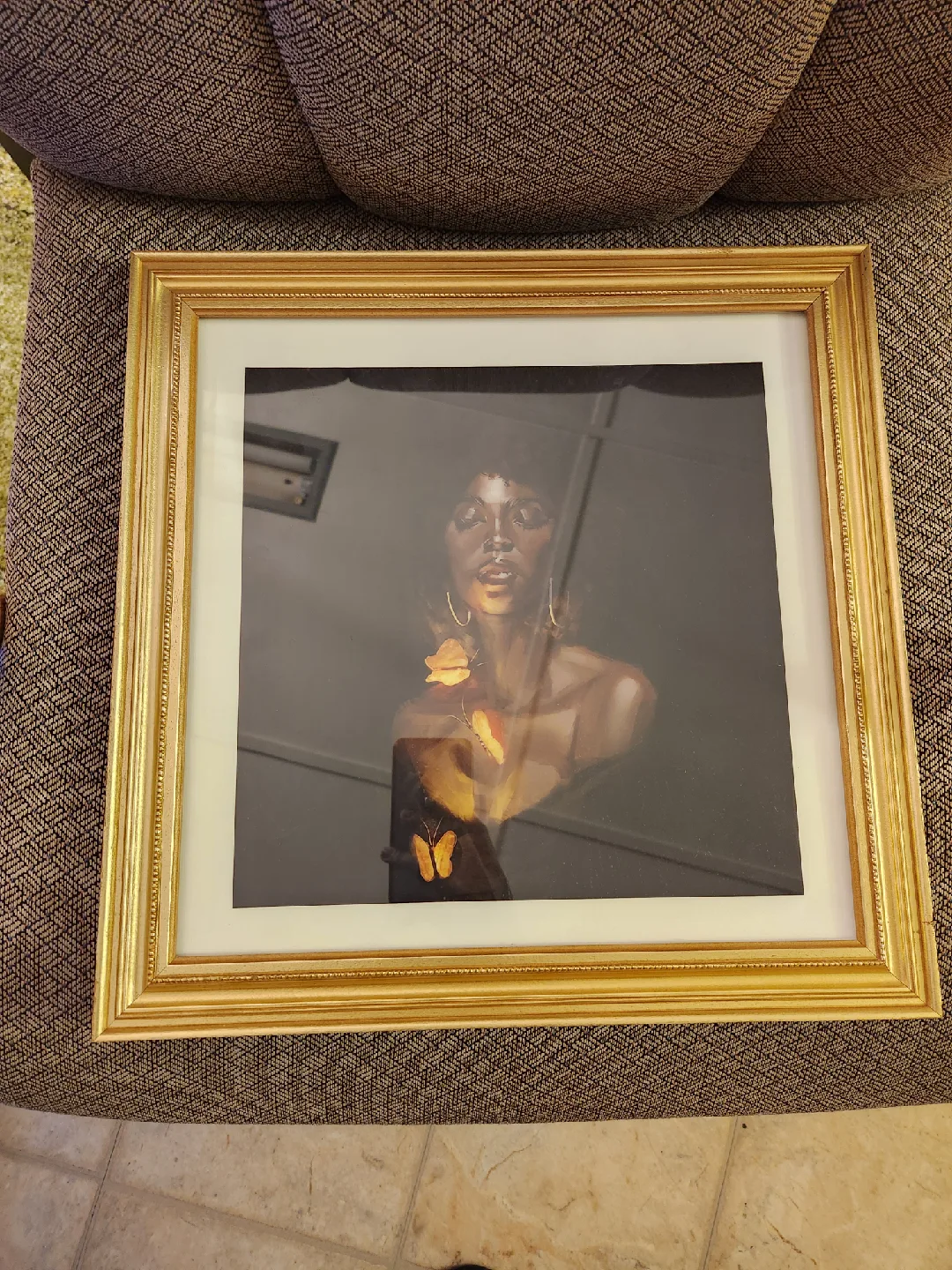 Butterflies & Hoops Print in Frame image indicator(3)