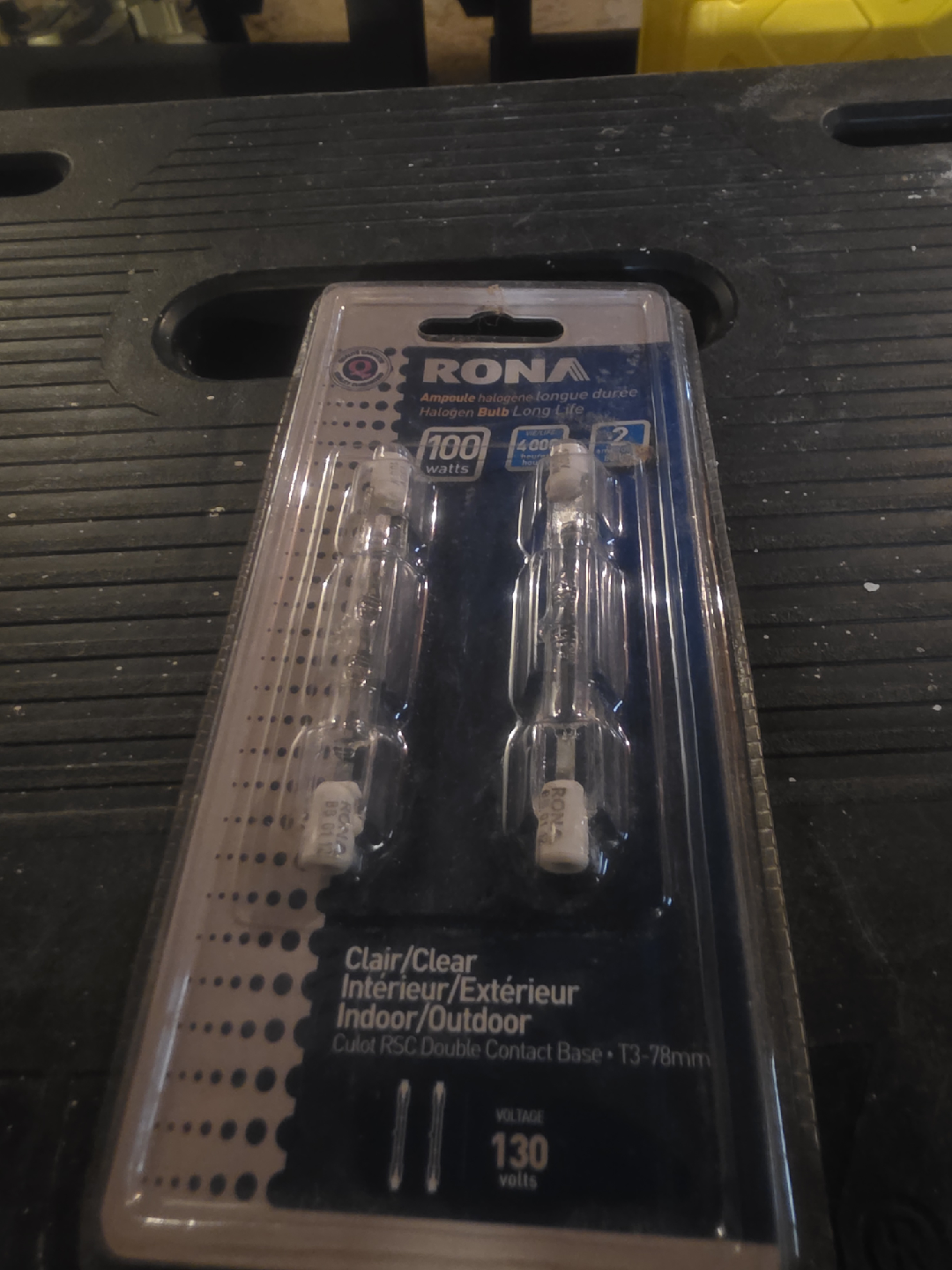 RONA Halogen Bulb Long Life 100W