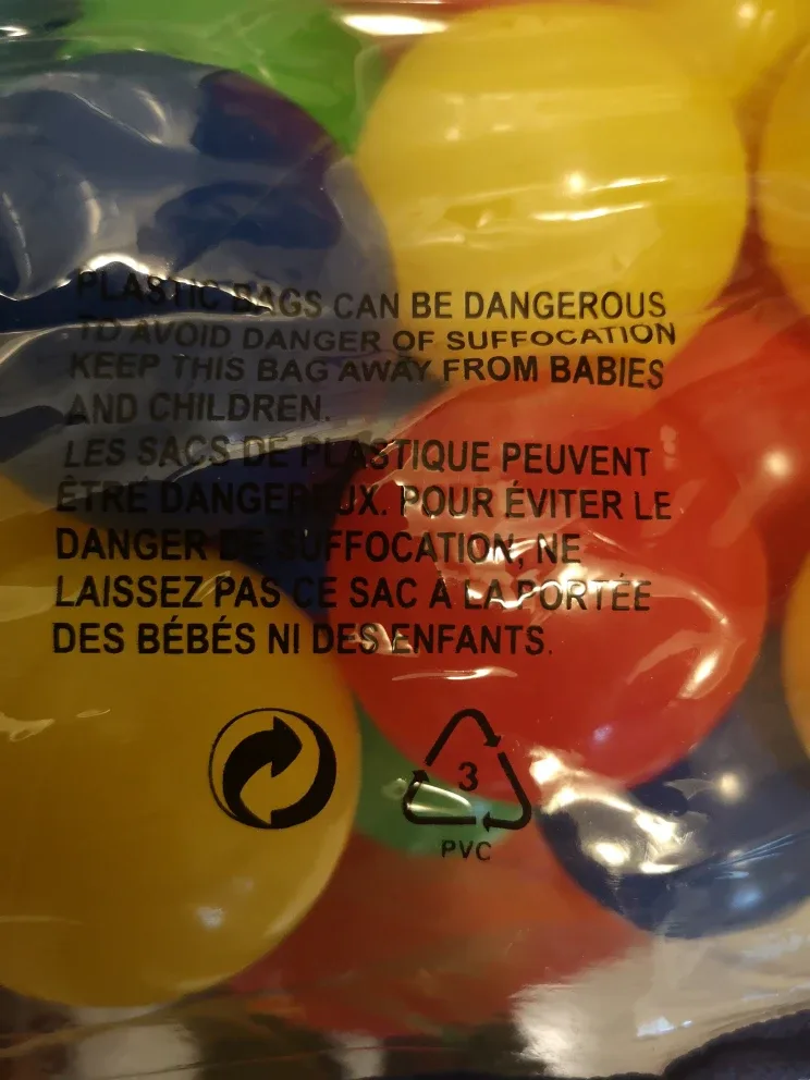 Bag of colourful plastic play balls image indicator(2)