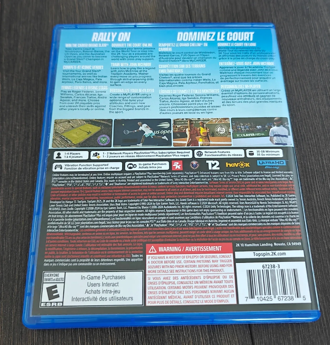 TopSpin 2K25 (PS5) (like new) image indicator(3)