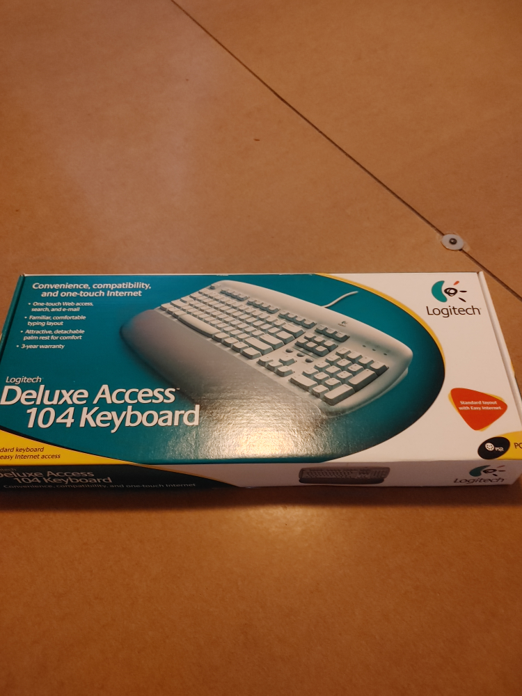 🧡BRAND NEW! LOGITECH DELUXE ACCESS 104 KEYBOARD