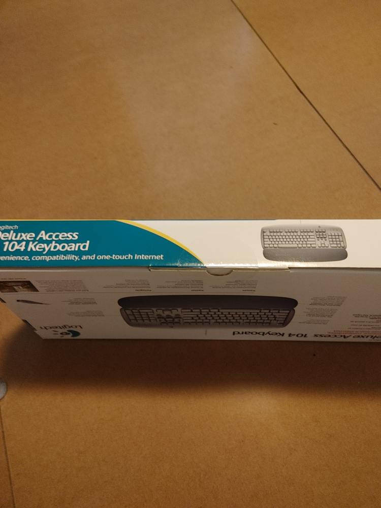 🧡BRAND NEW! LOGITECH DELUXE ACCESS 104 KEYBOARD - photo 2