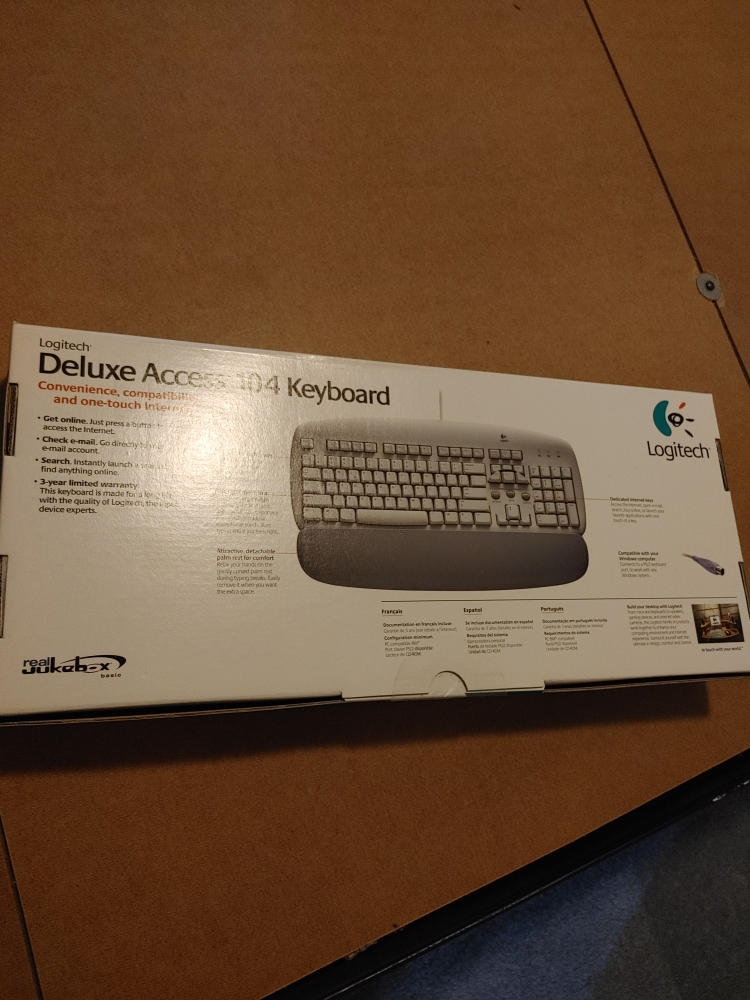 🧡BRAND NEW! LOGITECH DELUXE ACCESS 104 KEYBOARD - photo 3