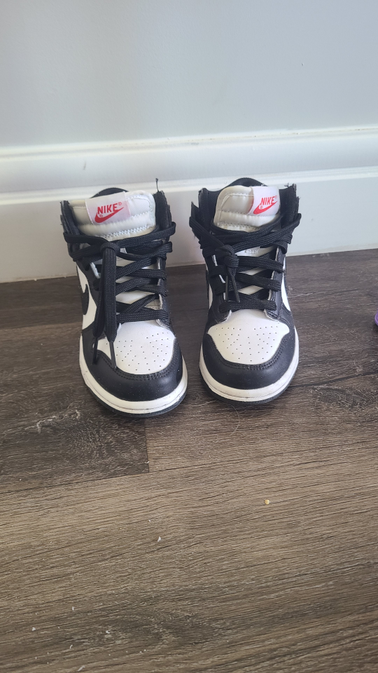 Nike Dunk High Panda - Size US 12C kids - photo 2