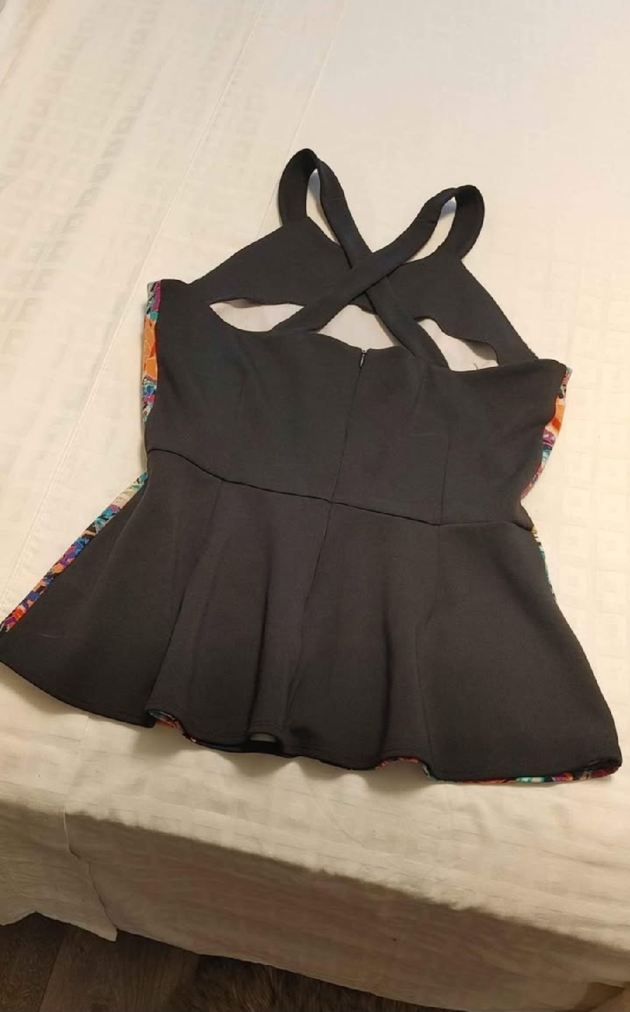 Nicole Miller Peplum Top Ladies Large $30 BRAND NEW - photo 4