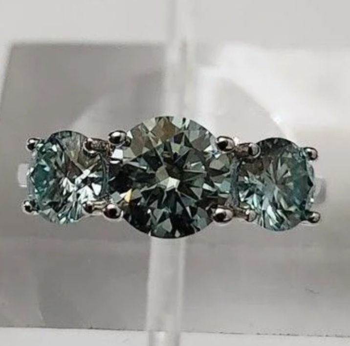 Appraisal Moissanite Ring( 2.00ct ) Size 5 - photo 2
