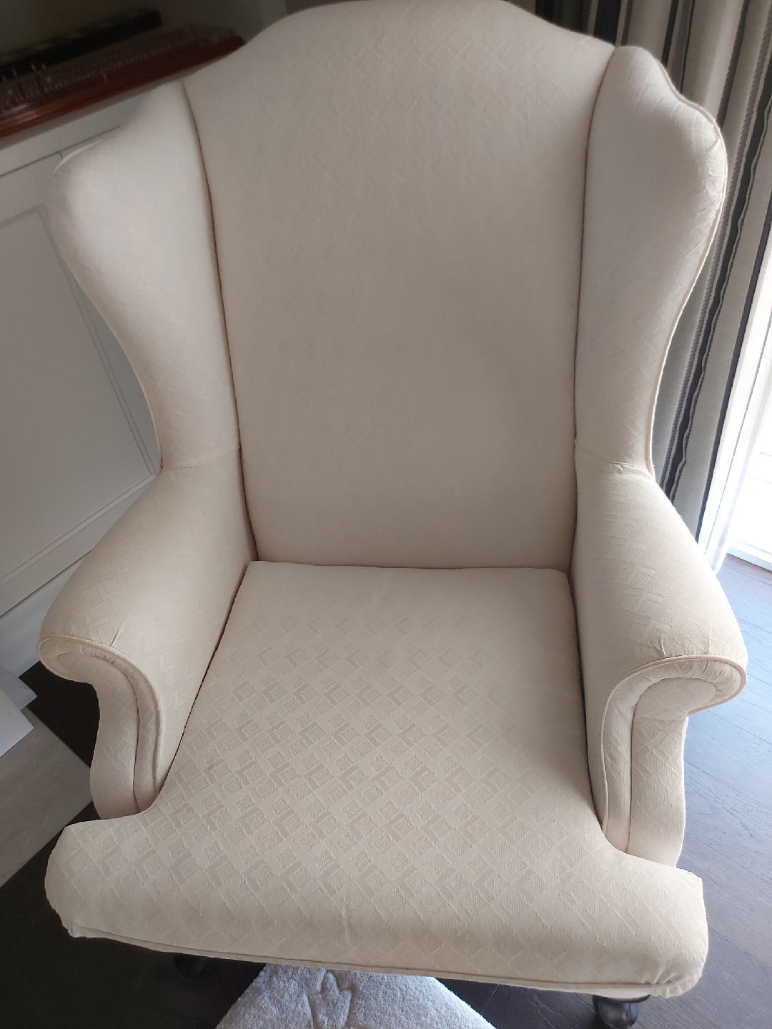 Wingback Chair - Ivory Colour - photo 3