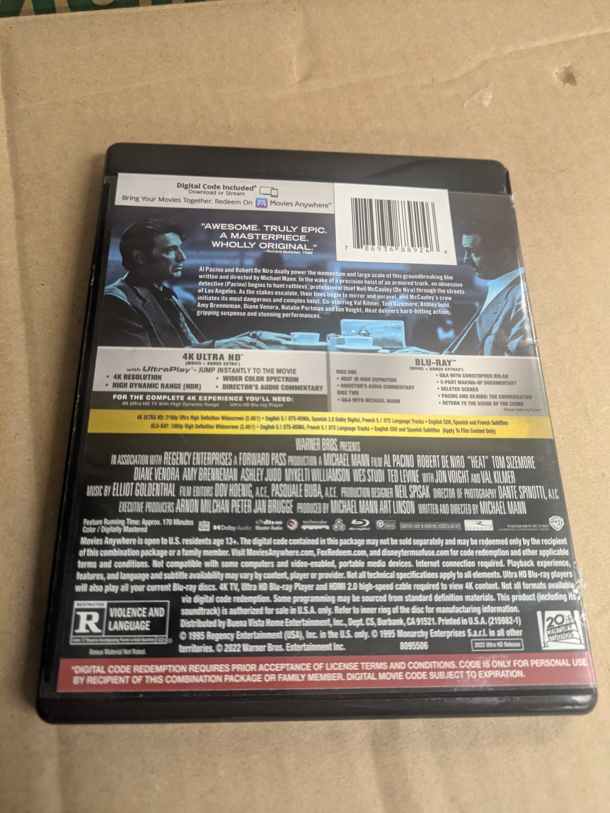 Heat Director's Definitive Edition 4K Ultra HD + Blu-Ray - photo 2