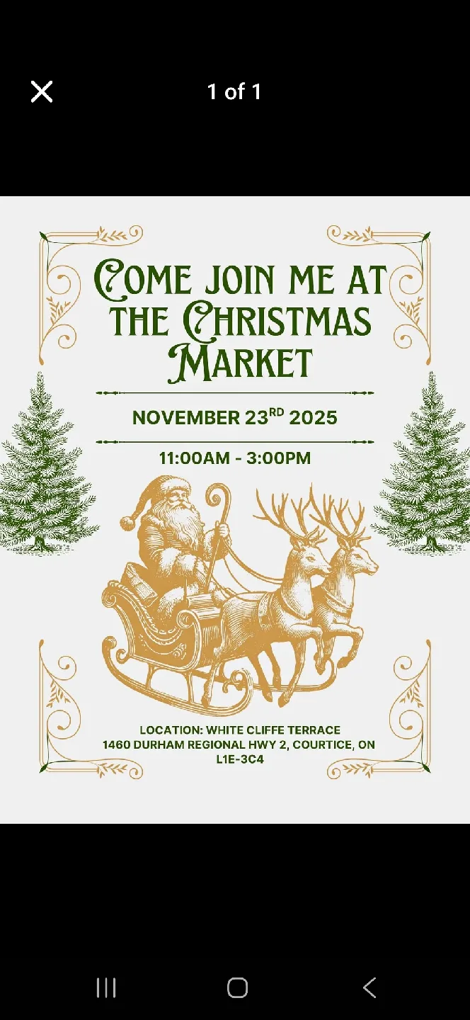 Christmas Market Event - November 23rd, 2025 thumbnail