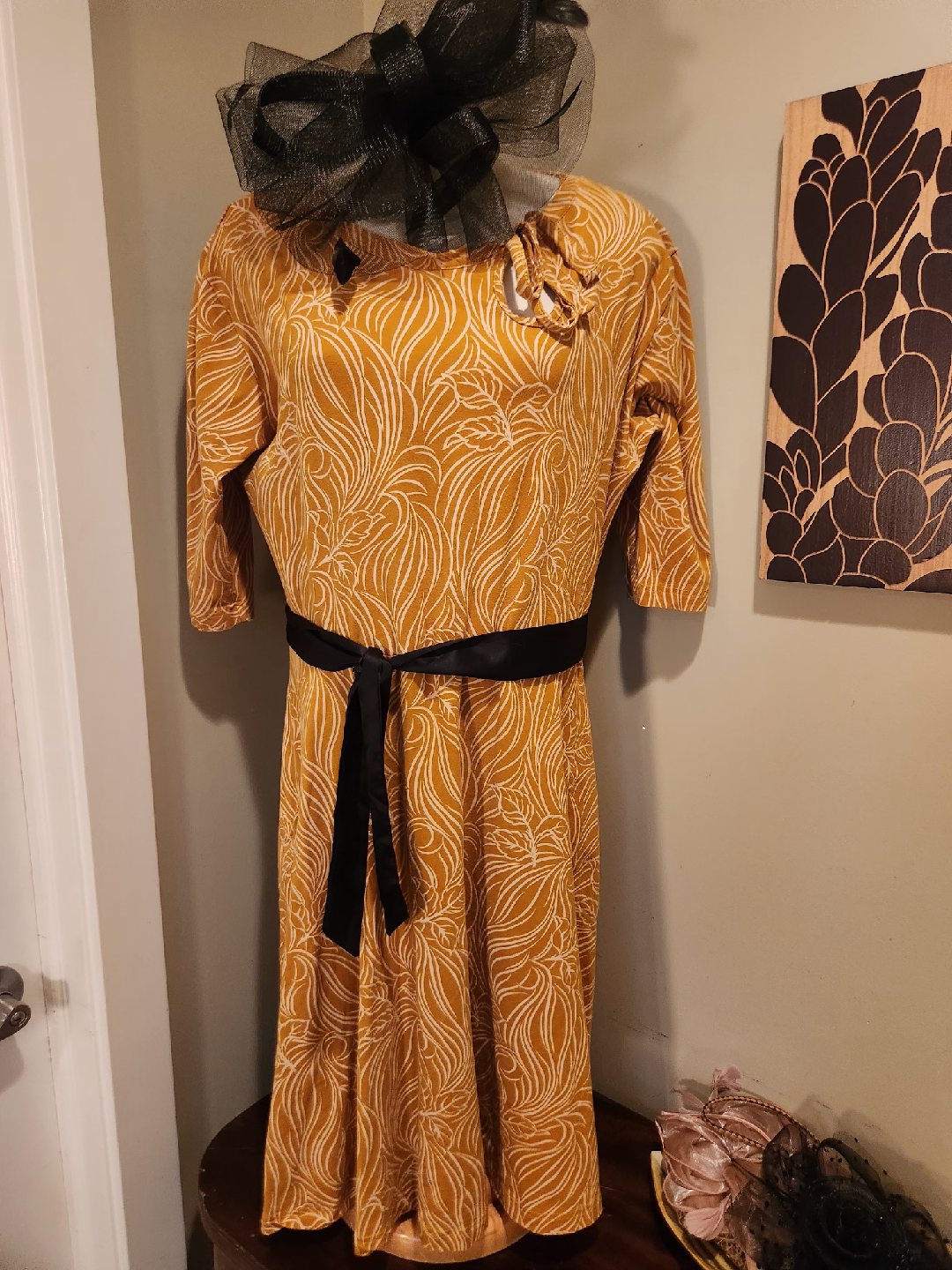 NEW 50's inspired stretch cotton PLUS SIZE Dress