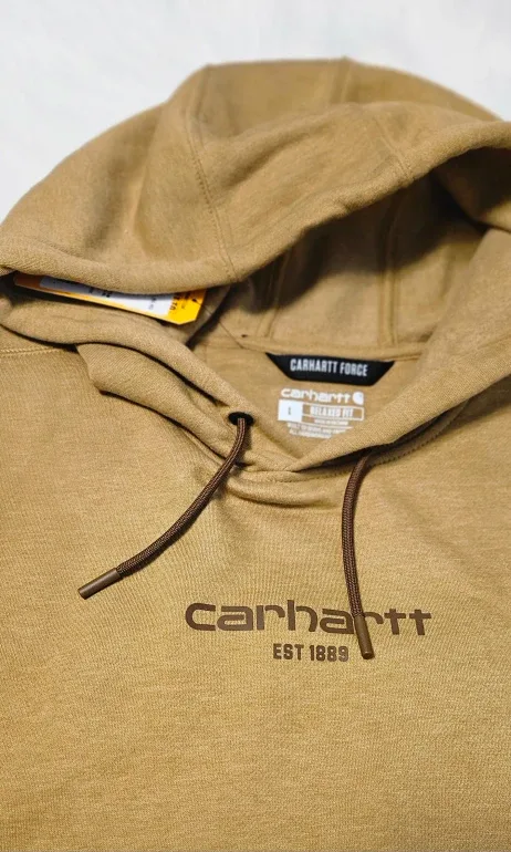 BNWT Carhartt Force Relaxed Fit Hoodie - Size L image indicator(2)
