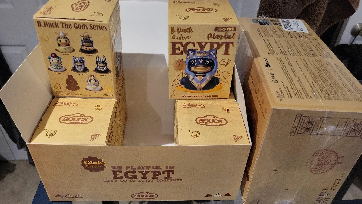 B.Duck x British Museum, Egyptian God Collectible Duck Figurines image indicator(2)