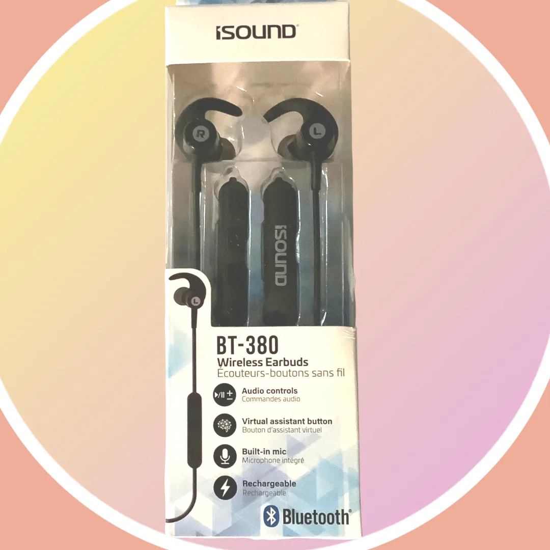 🤎 ISound BT-380 Wireless Earbuds Black image indicator(2)