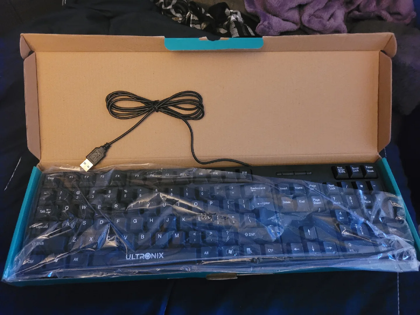 🥕  New Ultronix KB-01 Business Office Keyboard image indicator(2)