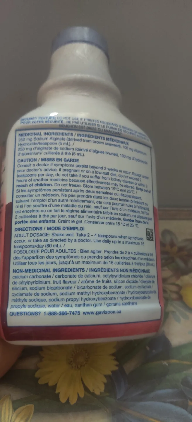 Gaviscon Regular Strength Liquid 600mL - New! image indicator(2)