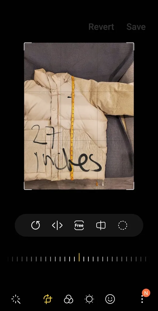Lacoste LIVE Beige Corduroy Puffer Jacket - M/L image indicator(8)