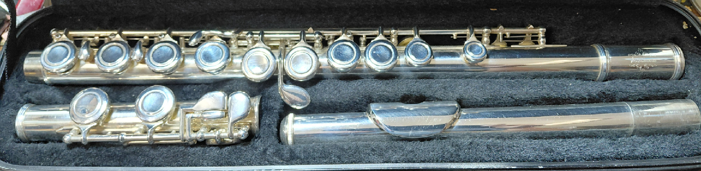 recently serviced flute