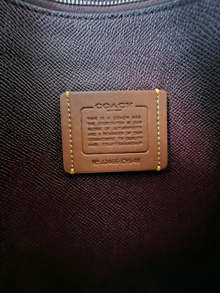 Authentic Coach Mollie Bag with Bow Print image indicator(6)