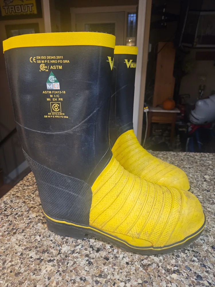 Viking Miner 49er Metatarsal Steel Toe Rubber Work Boot thumbnail
