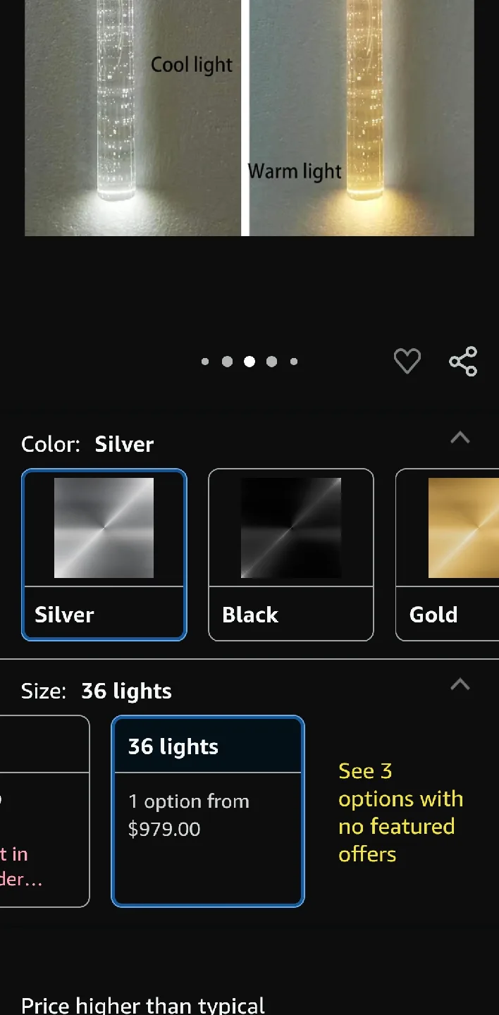 HAIXIANG 36-Lights Silver LED Crystal Chandelier image indicator(4)