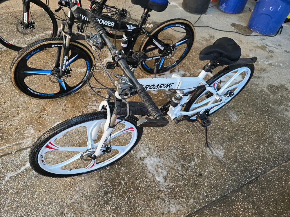 21 Speed R. ROARING Mountain Bicycle Folding image indicator(6)